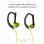 SBS Runway Sport Auriculares Deportivos Jack 3.5mm Negro/Amarillo