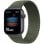 Cinturino Solo Loop intrecciato verde medio Promate Fusion-44L per Apple Watch 42/44 mm