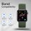 Cinturino Solo Loop intrecciato verde medio Promate Fusion-44L per Apple Watch 42/44 mm