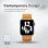Promate Maglet-40 Naturlederarmband mit ockerfarbener Magnetschnalle für Apple Watch 38/40 mm