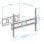 TooQ LP7866TN-B Soporte de Pared Giratorio/Inclinable para TV 37"- 80" VESA 600x400 Máx 40Kg