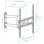 TooQ LP7843TN-B Supporto da Parete Girevole/Inclinabile per TV 32"- 55" VESA 400x400 Max 35 Kg