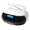 Radio CD Sunstech CRUSM400WT 2W RMS USB AUX MP3 Portable Blanc
