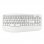Phoenix K201 Teclado Inalámbrico Ergonómico Blanco