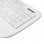 Phoenix K201 Teclado Inalámbrico Ergonómico Blanco