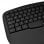 Phoenix K201 Teclado Inalámbrico Ergonómico Negro