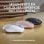 Logitech MX Anywhere 3S Mouse wireless Bluetooth compatto silenzioso 8000 DPI bianco