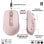 Logitech MX Anywhere 3S Mouse wireless Bluetooth compatto silenzioso 8000 DPI Rosa