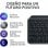 Logitech MX Keys S Teclado Inalámbrico Perfil Bajo Escritura Fluida Precisa Silenciosa Grafito