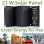 Bresser Cargador Solar Móvil Ultracompacto 21W con Salida USB y DC