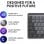 Logitech MX Mechanical Clicky Teclado Mecânico Sem Fios Bluetooth Grafite QWERTY US Internacional