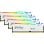 Kingston Technology FURY 128 GB 5600 MT/s DDR5 CL40 DIMM (Kit da 4 moduli) Beast White RGB XMP