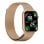 DCU Tecnologic Colorful 2 Reloj Smartwatch Dorado con Correas Metal Dorada y Silicona Rosa