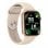 DCU Tecnologic Colorful 2 Reloj Smartwatch Dorado con Correas Metal Dorada y Silicona Rosa