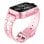 DCU Tecnologic Montre Connectée 4G GPS 1,69" IPS Rose Étanche IP67 Bouton SOS Enfant