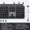Logitech MX Keys Teclado Inalámbrico Retroiluminado para Mac/iPad Gris QWERTZ Alemán