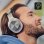 Casque Panasonic RB-HX220B sans fil Bluetooth, ergonomique, pliable, argent