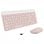 Logitech MK470 Slim Wireless Tastiera + Mouse Combo Rosa Layout Francese