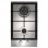 Infiniton GAS-A2F Placa de Gas 2 Zonas 30cm Acero Inoxidable