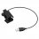 Ksix Healthy Band 2 Carregador de substituição com clip Base de carregamento para Smartwatch USB-A 22cm Preto