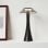 La Vague Skylight Lámpara de Mesa LED Negra