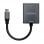 Aisens A109-0685 Conversor Aluminio USB-C a HDMI 4K@30Hz 15cm Gris
