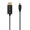 Cable conversor Aisens USB-C a DisplayPort 8K 60Hz 1.8m Negro