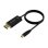 Cable conversor Aisens USB-C a DisplayPort 8K 60Hz 1.8m Negro