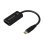 Adaptador Aisens USB-C Macho para DisplayPort Fêmea 15cm Preto