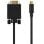Adattatore video Aisens A109-0692 USB-C VGA 0.8m Nero Plug and Play