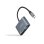 Nanocable 10.16.4303 USB-C auf HDMI/VGA Adapter 15 cm Grau