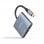 Nanocable Conversor USB Tipo-C a HDMI 4K Hembra /USB Hembra/USB Tipo-C 15cm Gris
