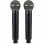 Audibax Sidney 1250 B Sistema de Microfone Sem Fios Dual UHF com Frequência B + Estojo