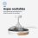 Universal Blue Oroshi 6042W Ventoinha de tecto com pás retrácteis e WiFi 35W Branco/Madeira