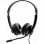 Nilox Casque USB 2.0 avec microphone pour PC Noir