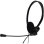 Auriculares Nilox con cable Jack 3.5 mm, micrófono ajustable, uso oficina, color negro