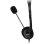Auriculares Nilox con cable Jack 3.5 mm, micrófono ajustable, uso oficina, color negro