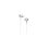 Auriculares Sunstech Pops con cable Jack 3,5 mm In-Ear para música con micrófono blanco