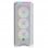 Nfortec Krater X Vetro temperato USB 3.0 ARGB Bianco
