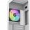 Nfortec Krater X Vetro temperato USB 3.0 ARGB Bianco