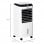 Homcom 824-037V90 Climatizador Evaporativo con Mando a Distancia 60W 10L Blanco