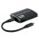 Adaptador USB-C a Doble HDMI Gembird A-CM-HDMIF2-01 4K 60Hz Negro