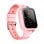 Klack Smart Watch para meninos e meninas com localizador GPS e comunicação rosa