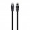 Gembird PP12-0.5M/BK Cable de Red RJ45 Cat5e 50cm Negro