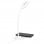 Lampe de bureau Gembird avec chargeur sans fil blanc