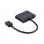 Gembird A-HDMIM-HDMIFVGAF-01 Cable Adaptador HDMI Macho/Hembra + VGA Hembra + Jack 3.5mm