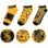 Conjunto de 3 meias Hufflepuff Cinereplicas Harry Potter