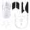 HyperX Pulsefire Haste 2 – Mouse da gaming wireless (bianco)