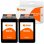 Pccom Essential HP 62XL Cartucho Tinta Compatible Negro Pack 2