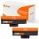 Pccom Essential Samsung MLT-D111l/MLT-D111S Tóner Compatible Negro Pack 2
